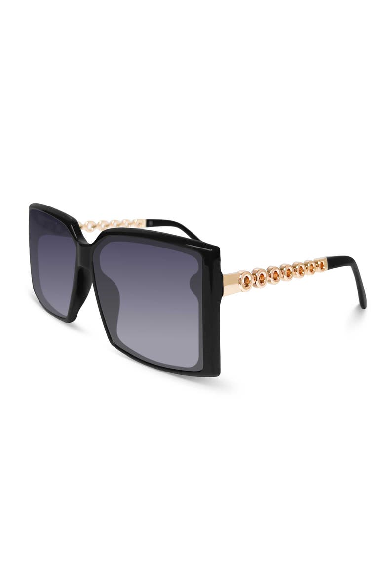 The Farrah Sunglasses, Alternate, color, Black