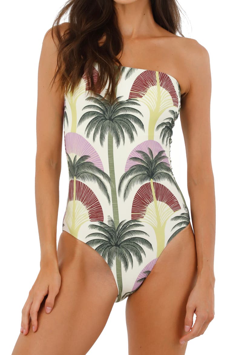 Tropical Mystic Lunaria One-Piece Swimsuit, Main, color, TROPICAL MYSTIC