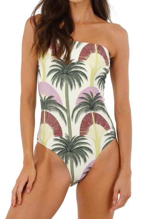 Tropical Mystic Lunaria One-Piece Swimsuit