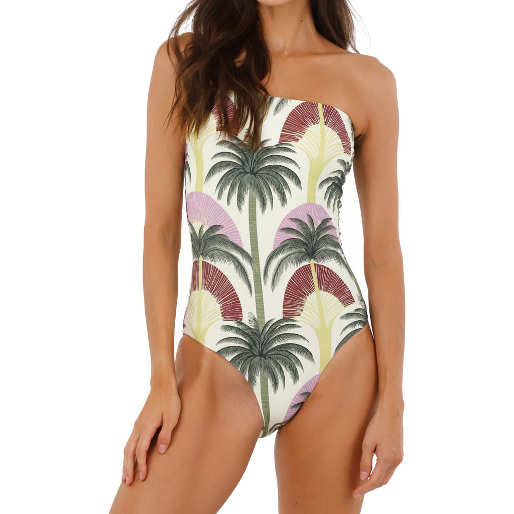 MALAI Tropical Mystic Lunaria One-Piece Swimsuit at Nordstrom, Size Large