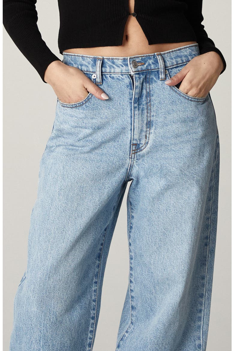 Rumi High Waist Wide Leg Jeans, Alternate, color, LIGHT BLUE