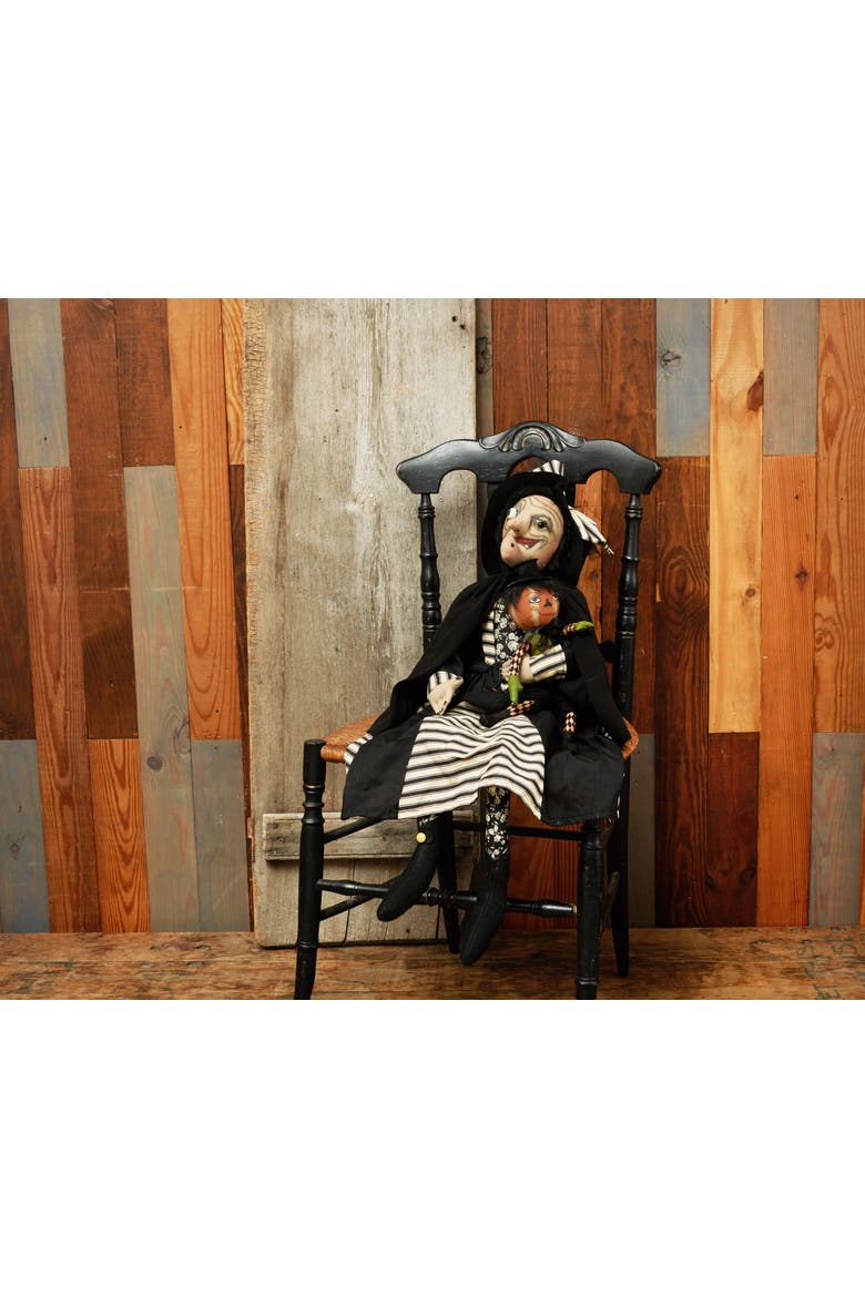 Phoebe Halloween Joe Spencer Gathered Traditions Figurine, Alternate, color, Black