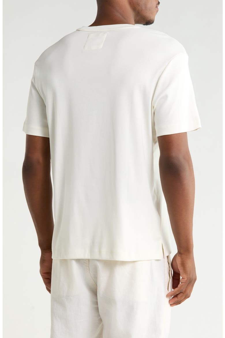 Mercerized Cotton Interlock T-Shirt, Alternate, color, WHITE