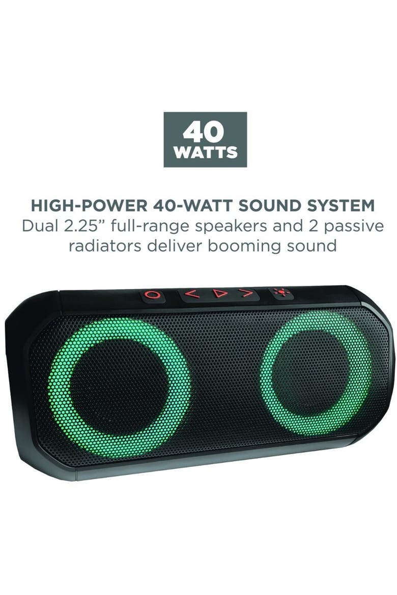 Uber Boom Portable Bluetooth Speaker, Alternate, color, Multicolor