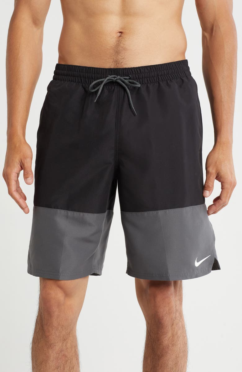 Nike Volley Swim Shorts, Main, color, Black