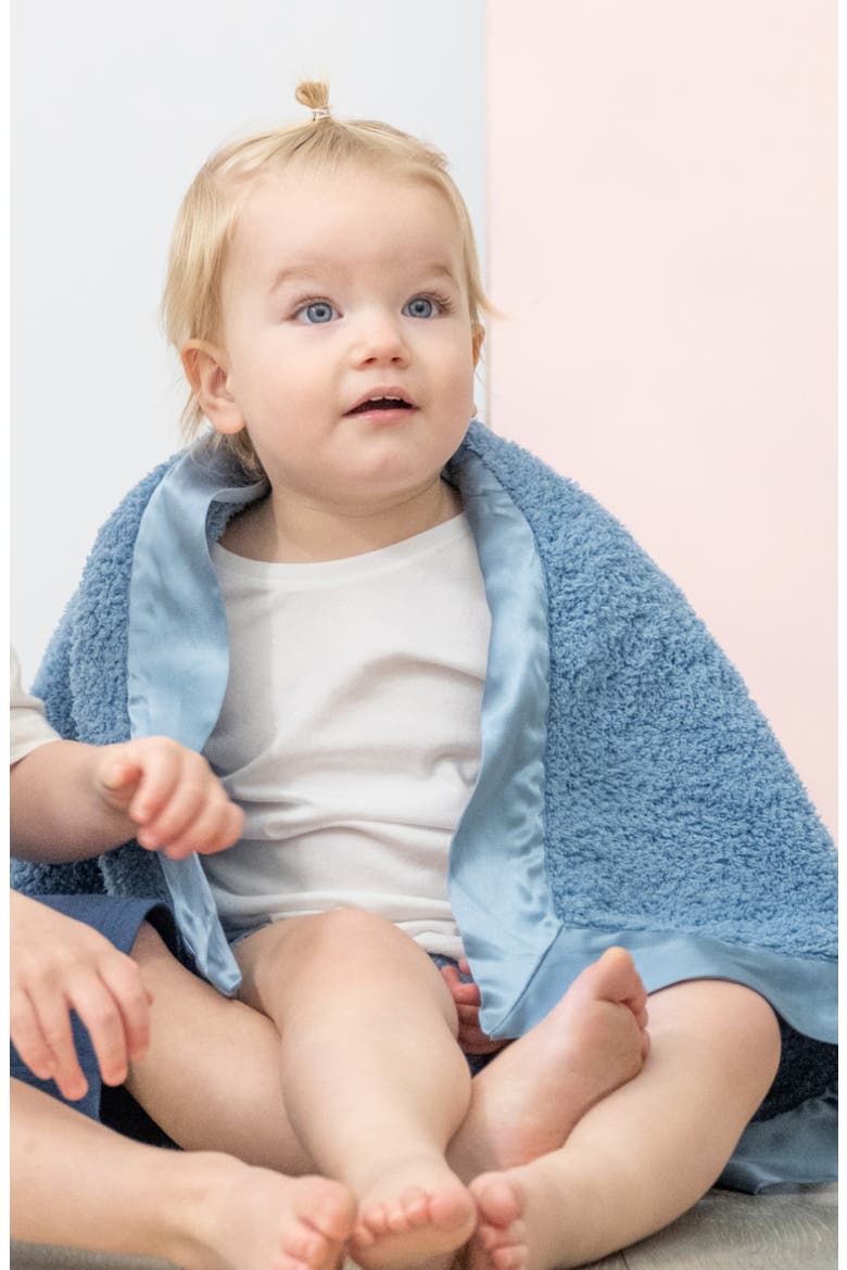 Chenille Blanket, Alternate, color, CORNFLOWER