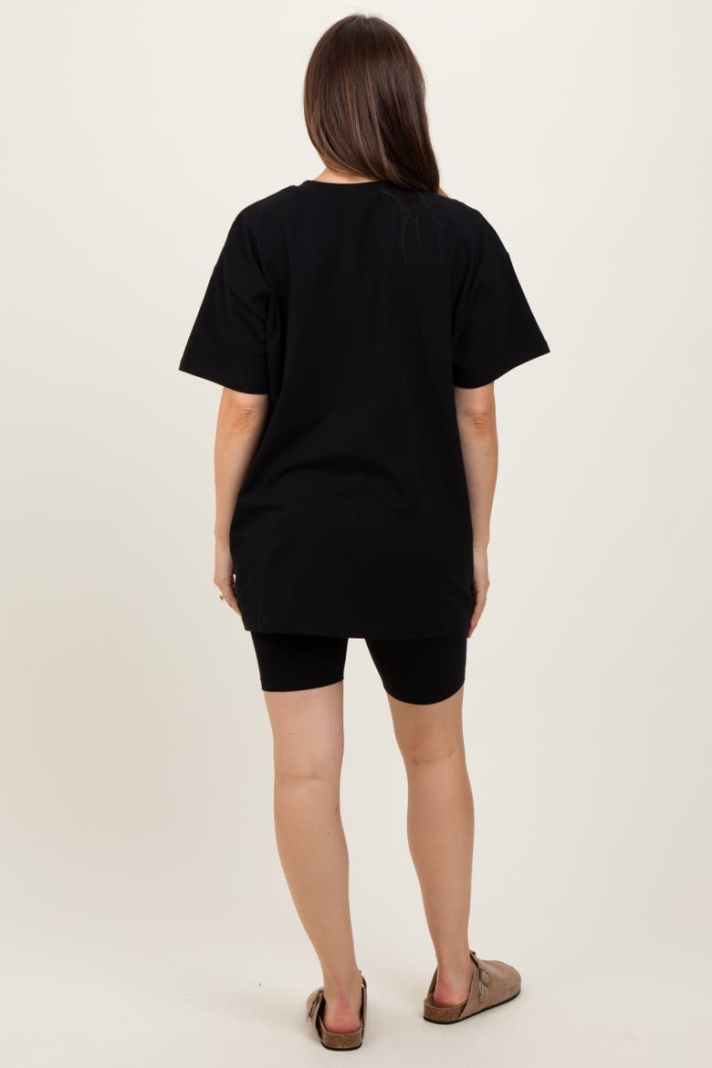 Biker Shorts Set, Alternate, color, Black