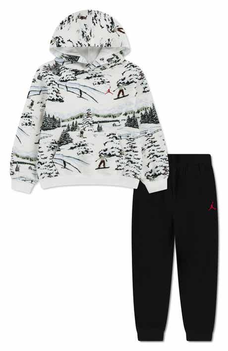 Jordan Kids' Brooklyn Fleece Holiday Hoodie & Joggers Set