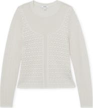 Reiss Bella Pointelle Sweater