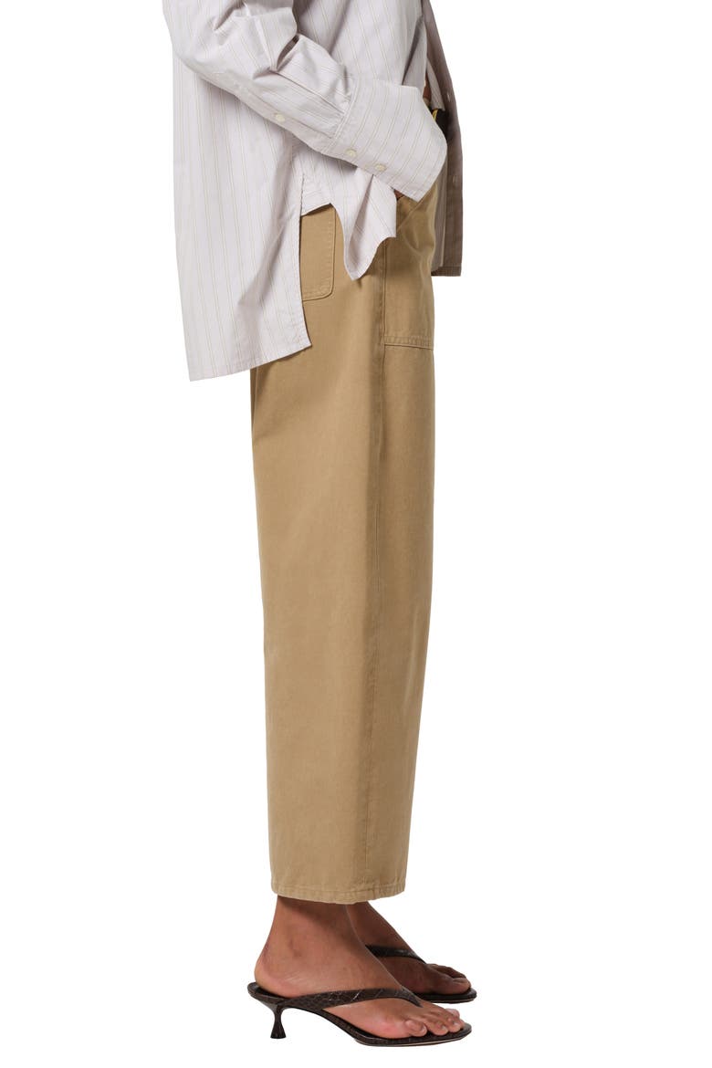 Ayla Wide Leg Utility Twill Pants, Alternate, color, HEIRLOOM