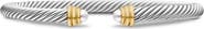 David Yurman Classic Cable Bracelet in Sterling Silver with 14K Yellow Gold & Semiprecious Stone, 5mm