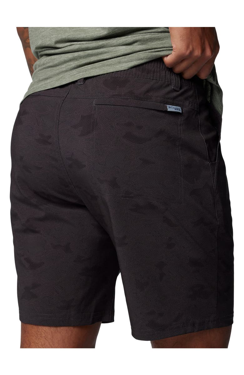 Columbia Big
Tall PFG Uncharted Shorts, Alternate, color, Grey Black