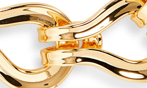 Lele Sadoughi Entwined Buckle Collar Necklace In Gold