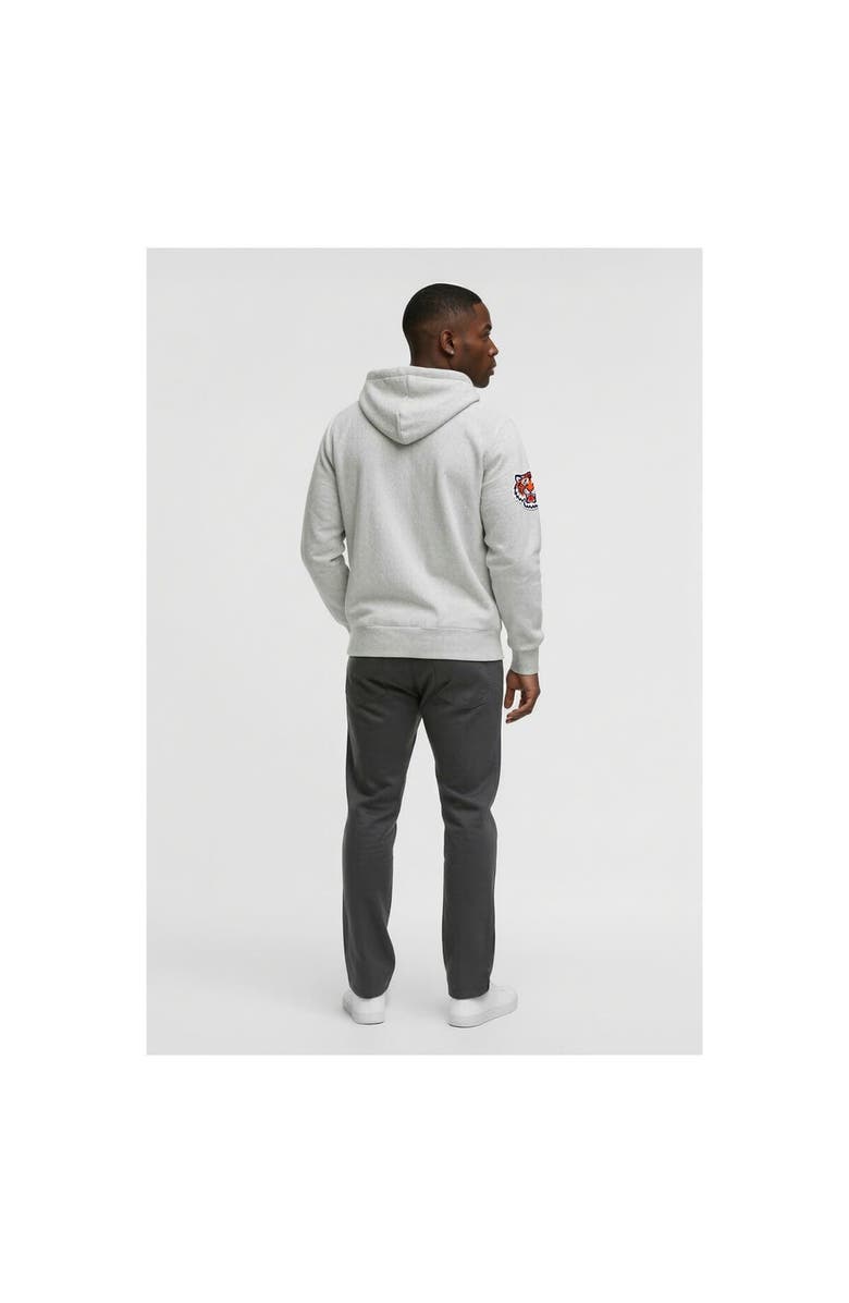 Champion Men's Champion  Gray Detroit Tigers Reverse Weave Chenille Full-Zip Hoodie, Alternate, color, Gray