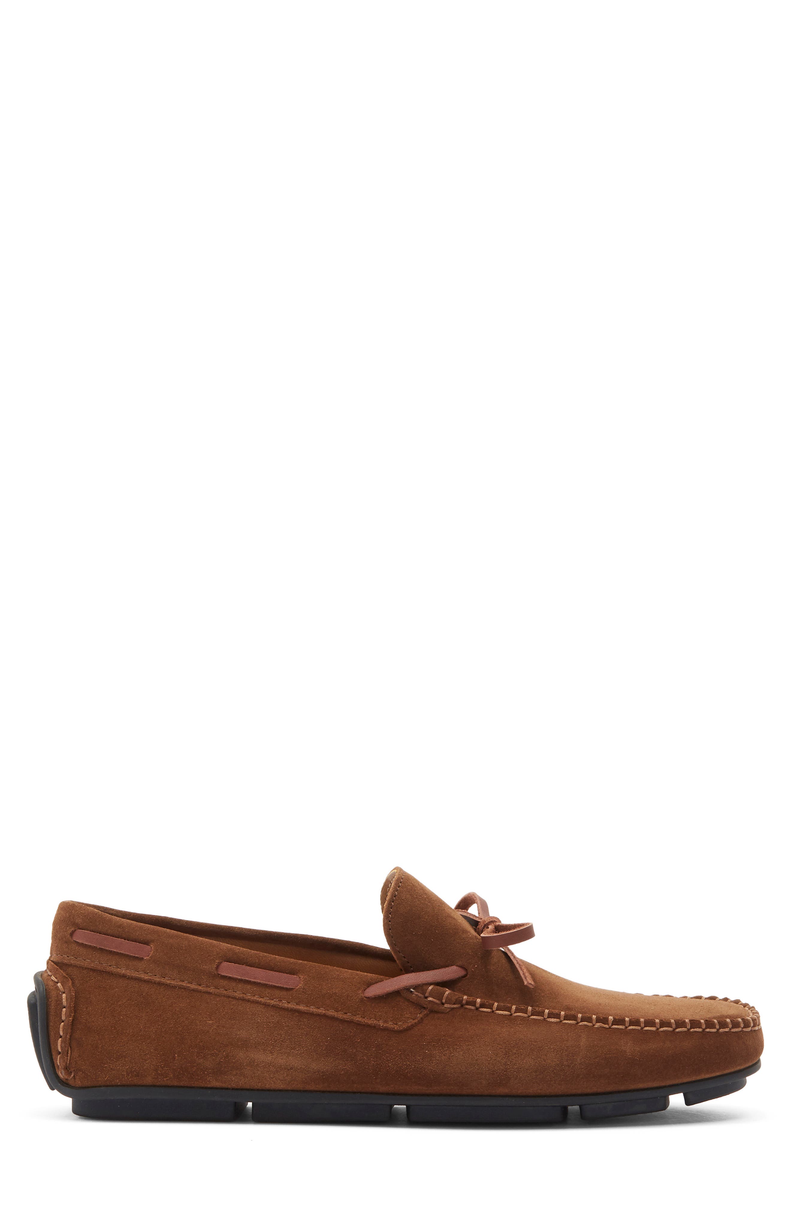 Viaggio Driving Loafer, Alternate, color, BROWN SUEDE