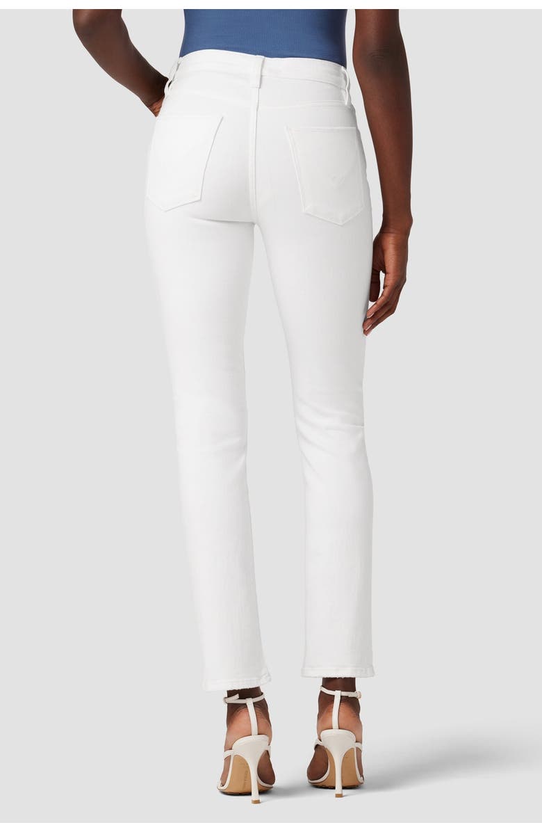 Hudson Jeans Nico Mid-Rise Straight Ankle, Alternate, color, White