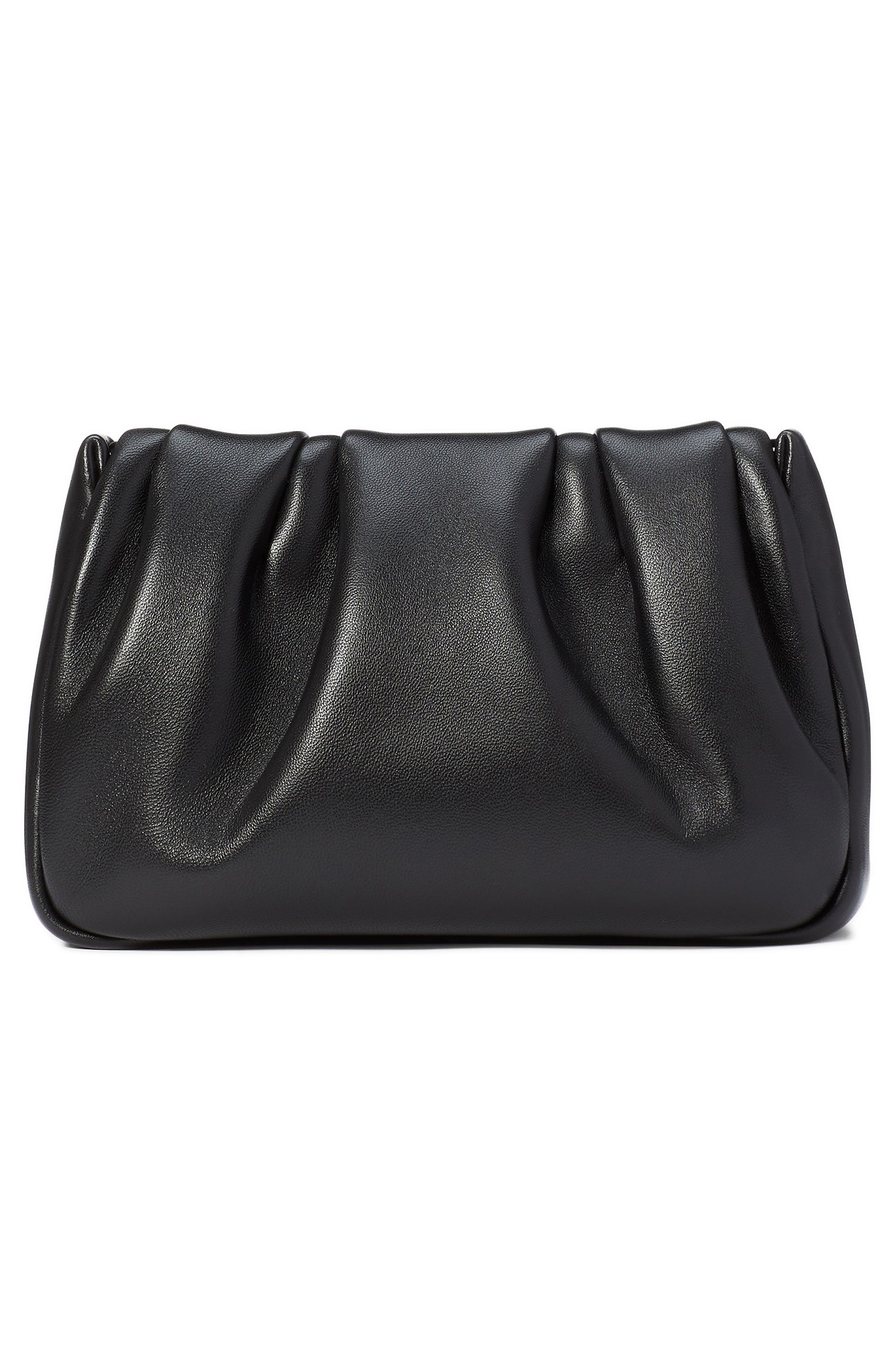 Kate Spade New York souffle smooth leather crossbody, Alternate, color, Black