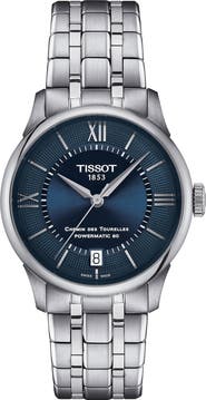 Tissot Chemin des Tourelles Powermatic 80 Bracelet Watch, 34mm
