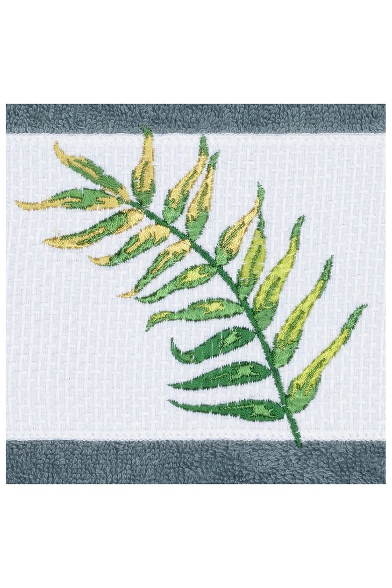 Zoe Embellished Hand Towel - Teal, Alternate, color, TEAL