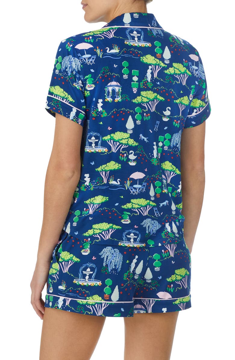 Kate Spade New York print short pajamas, Alternate, color, 