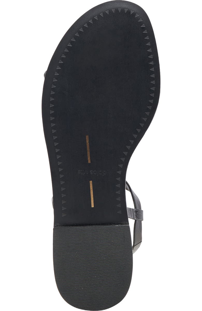 Dolce Vita Wandre Flat Sandal, Alternate, color, Noir