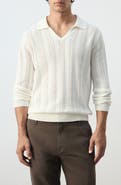 MANGO Polo Collar Sweater