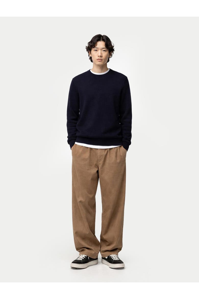 Essential Crewneck Cashmere Sweater, Alternate, color, peacoat