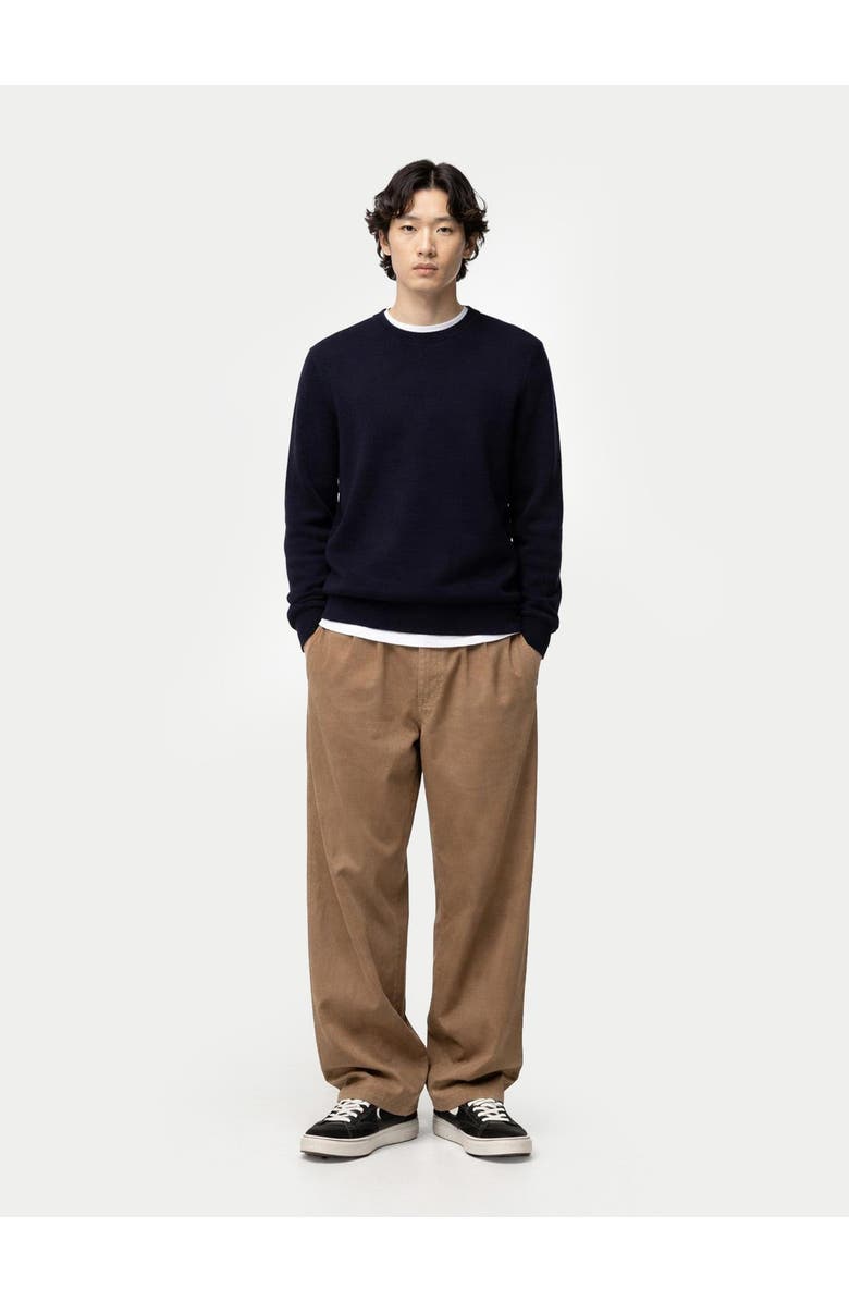 GOBI Mongolian Cashmere Essential Crewneck Cashmere Sweater, Alternate, color, Peacoat