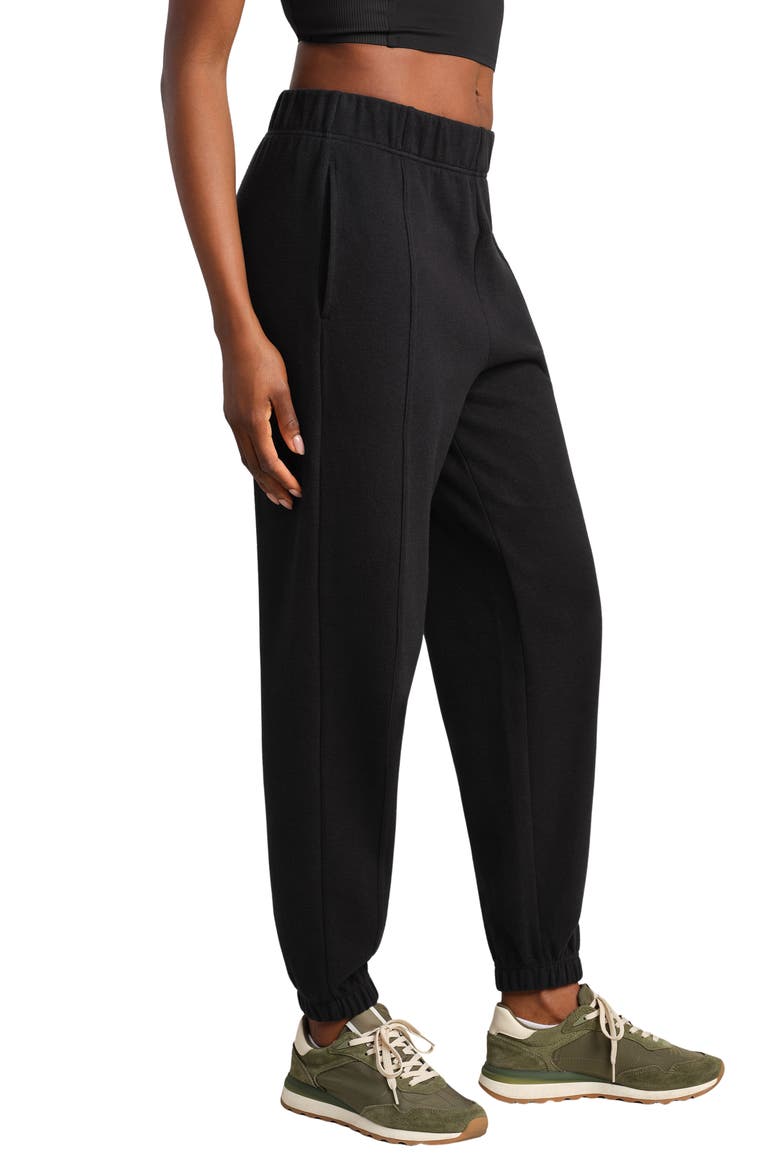 Signature Rib Joggers, Alternate, color, PURE BLACK