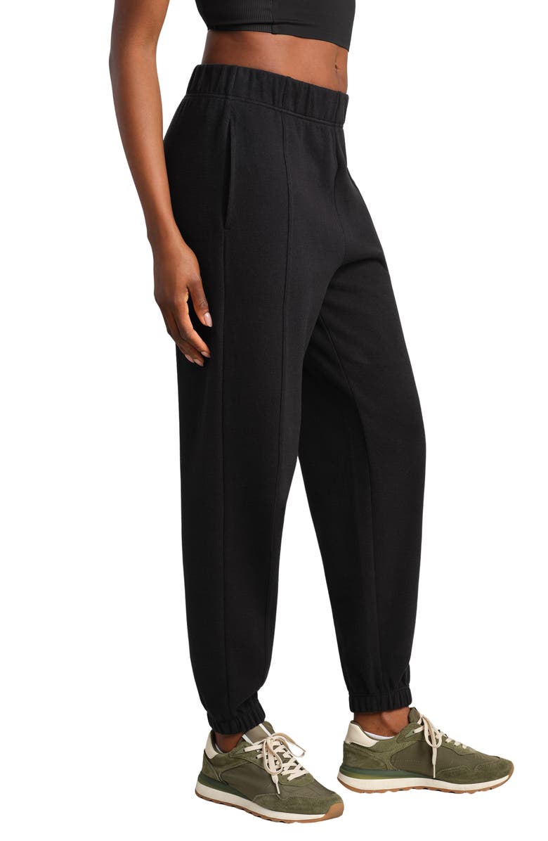 Rhone Signature Rib Joggers, Alternate, color, Pure Black