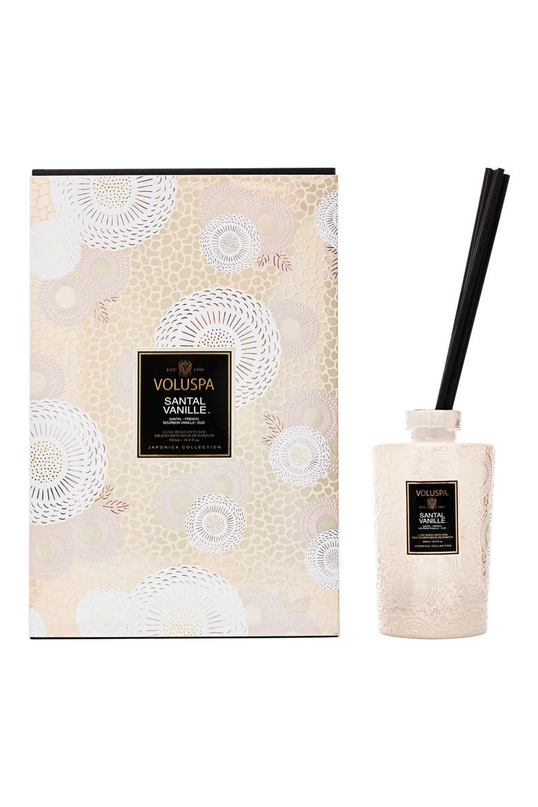 Santal Vanille Luxe Reed Diffuser, Alternate, color, SANTAL VANILLE