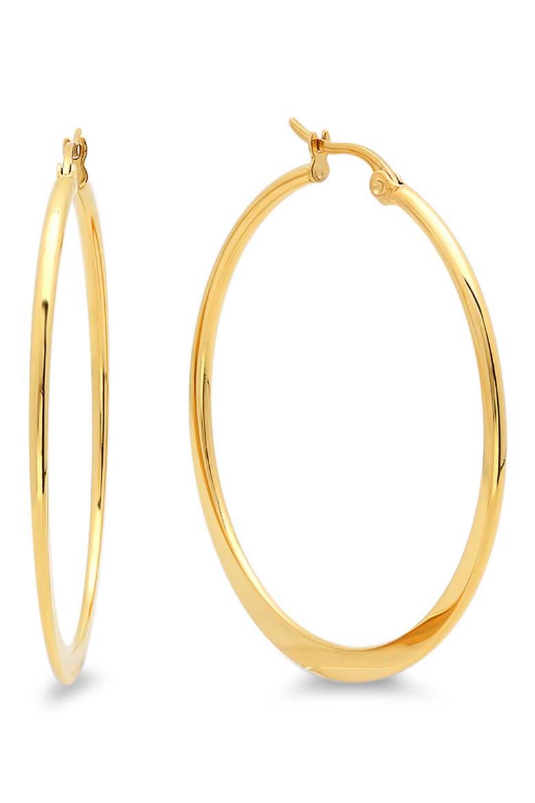 Slim Hoop Earrings, Main, color, GOLD