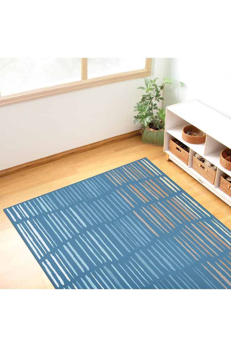 Horizon Carpet  - Blue - 4' x 6' Rectangle, Alternate, color, Blue