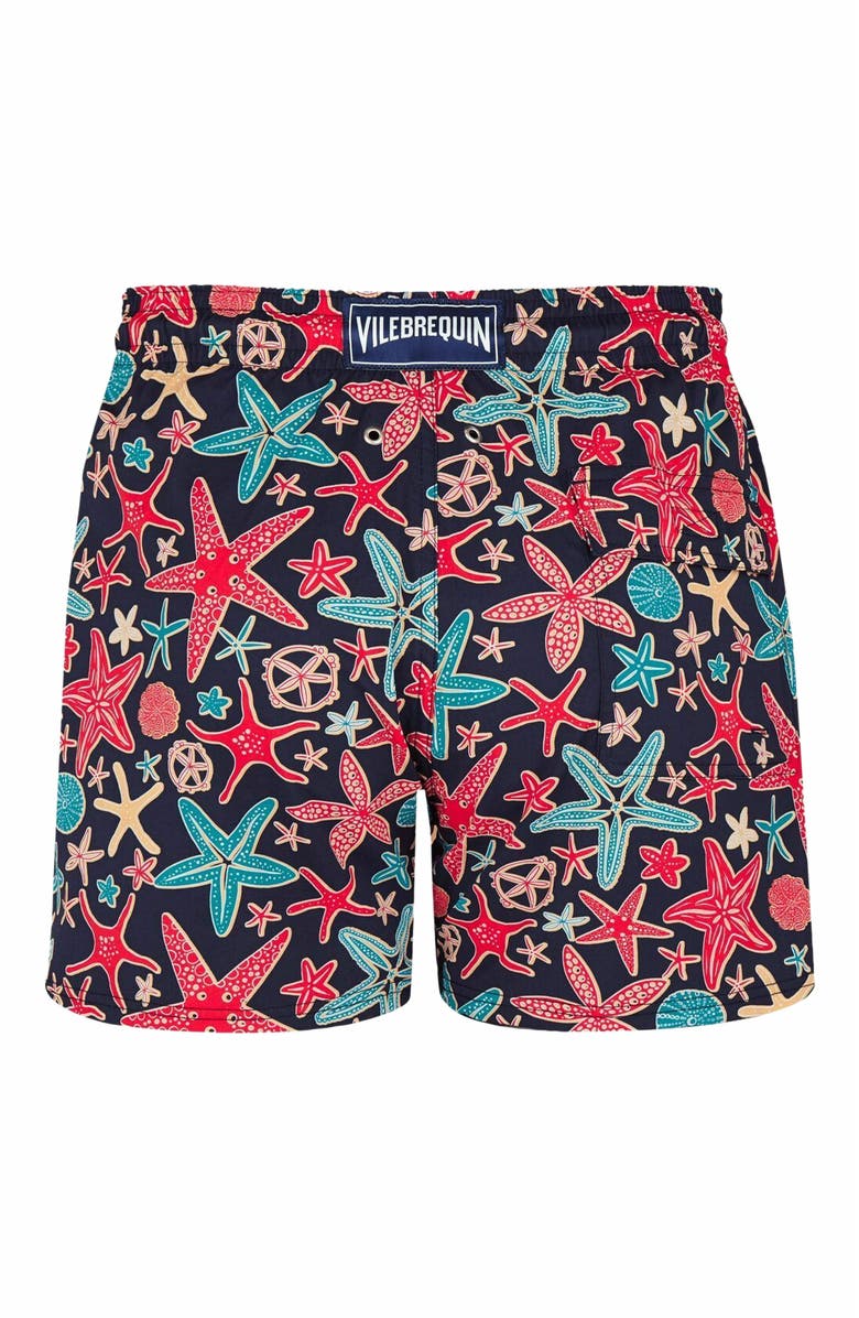 Vilebrequin Men's Holistarfishes Stretch Swim Trunks, Alternate, color, 