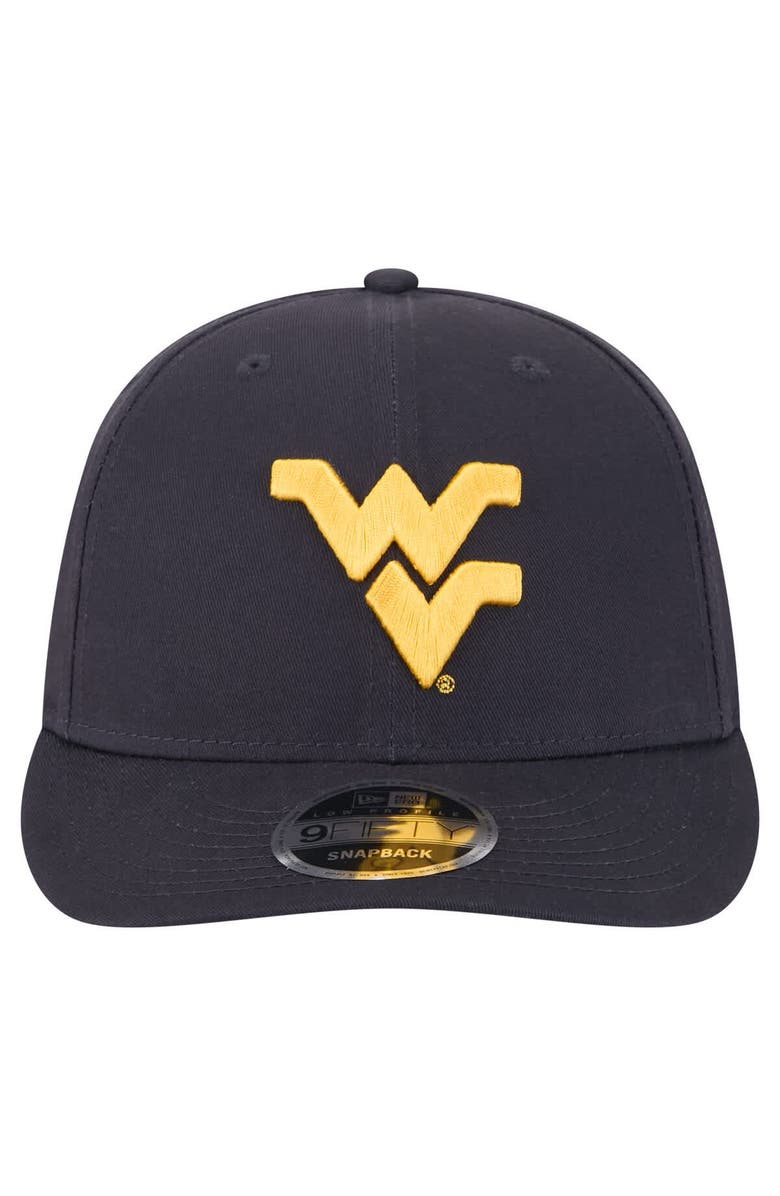 New Era Men's New Era Navy West Virginia Mountaineers Low Profile 9FIFTY Snapback Hat, Alternate, color, 