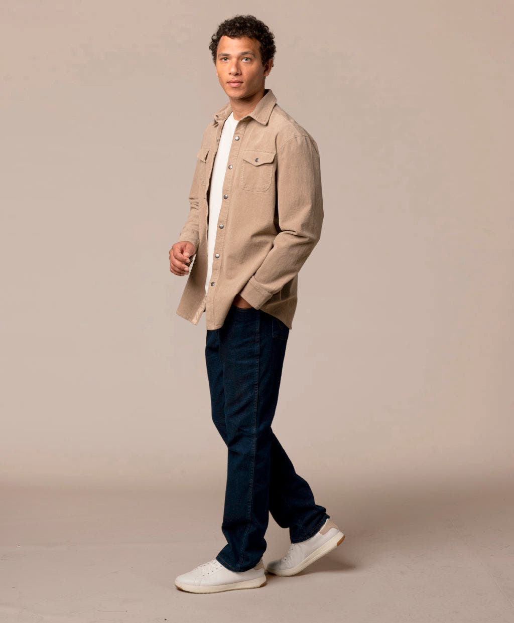 ASHWORTH GOLF Jetty Cord Shacket (Men) | Nordstrom