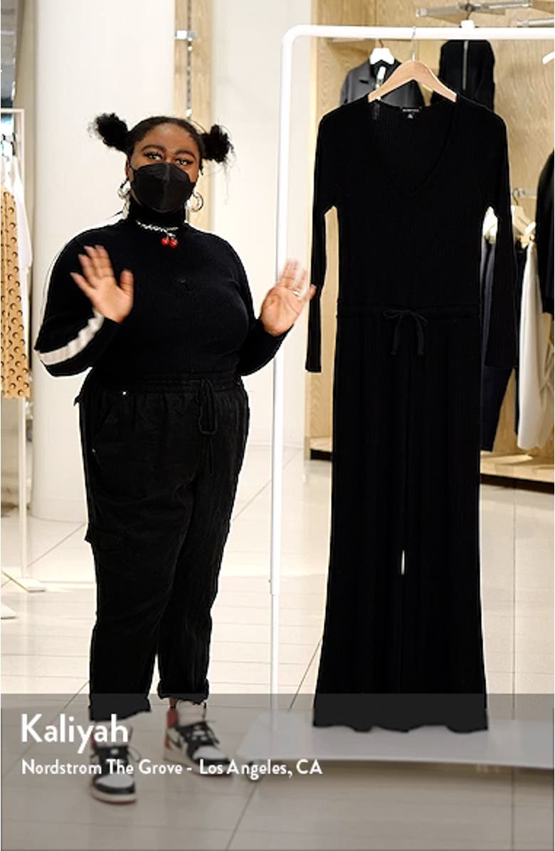 So Chic Luxe Knit Long Sleeve Jumpsuit, sales video thumbnail