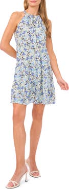 CeCe Floral Sleeveless Minidress