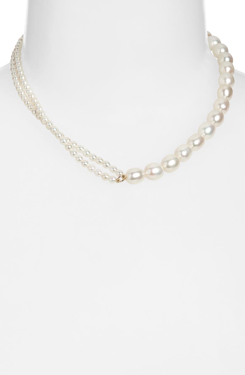 Poppy Finch Baroque Keshi Pearl Layered Necklace, Alternate, color, 