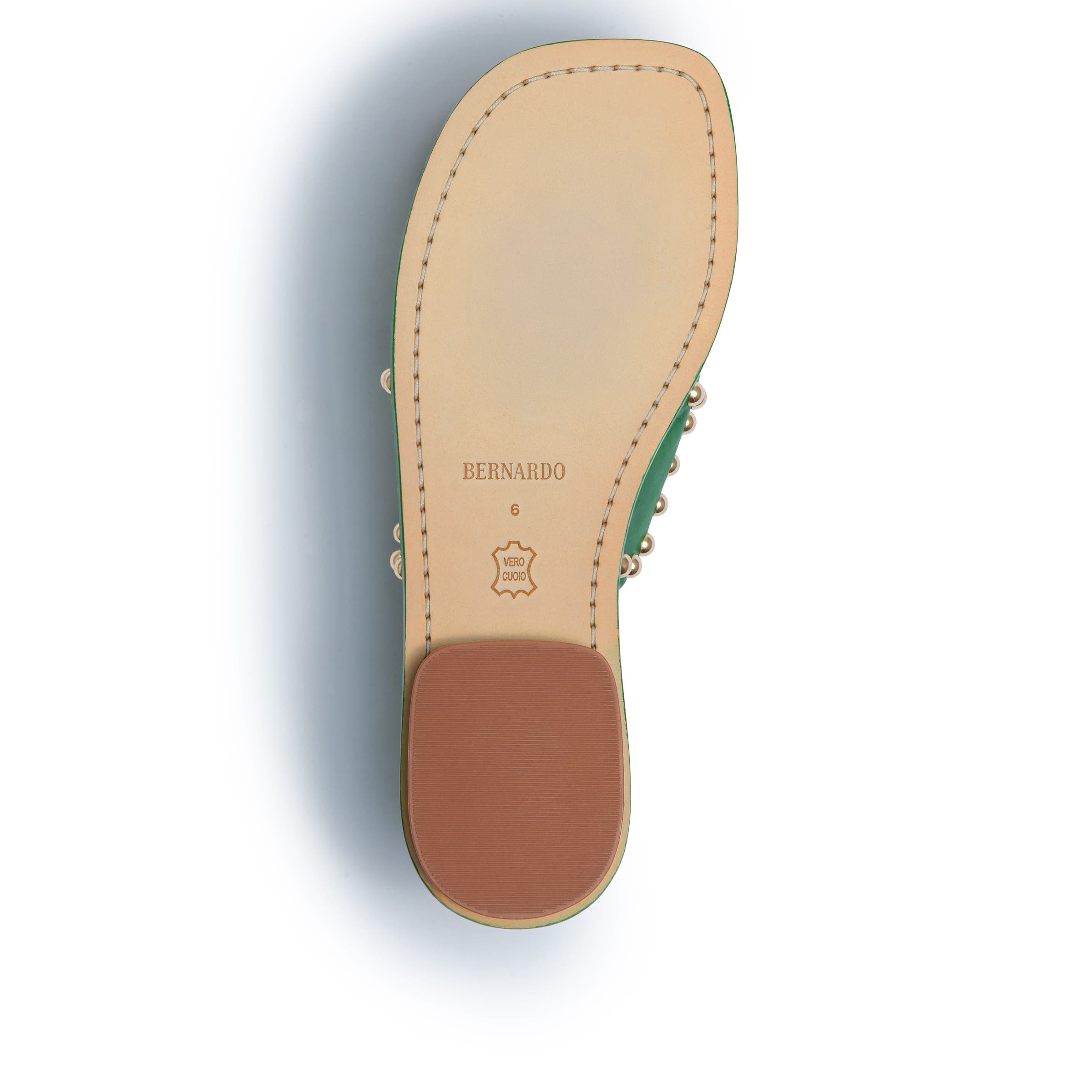 Bernardo 1946 Footwear Agartha Thong Sandal, Alternate, color, Green
