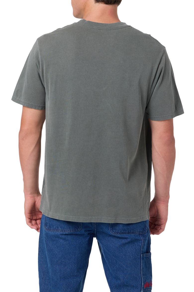 Twisted Sun Vintage Graphic Pocket T-Shirt, Alternate, color, HUNTER GREEN