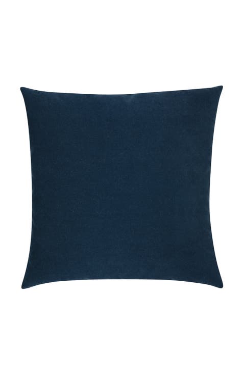 Plush Velvet Indoor & Outdoor Woven Accent Pillow