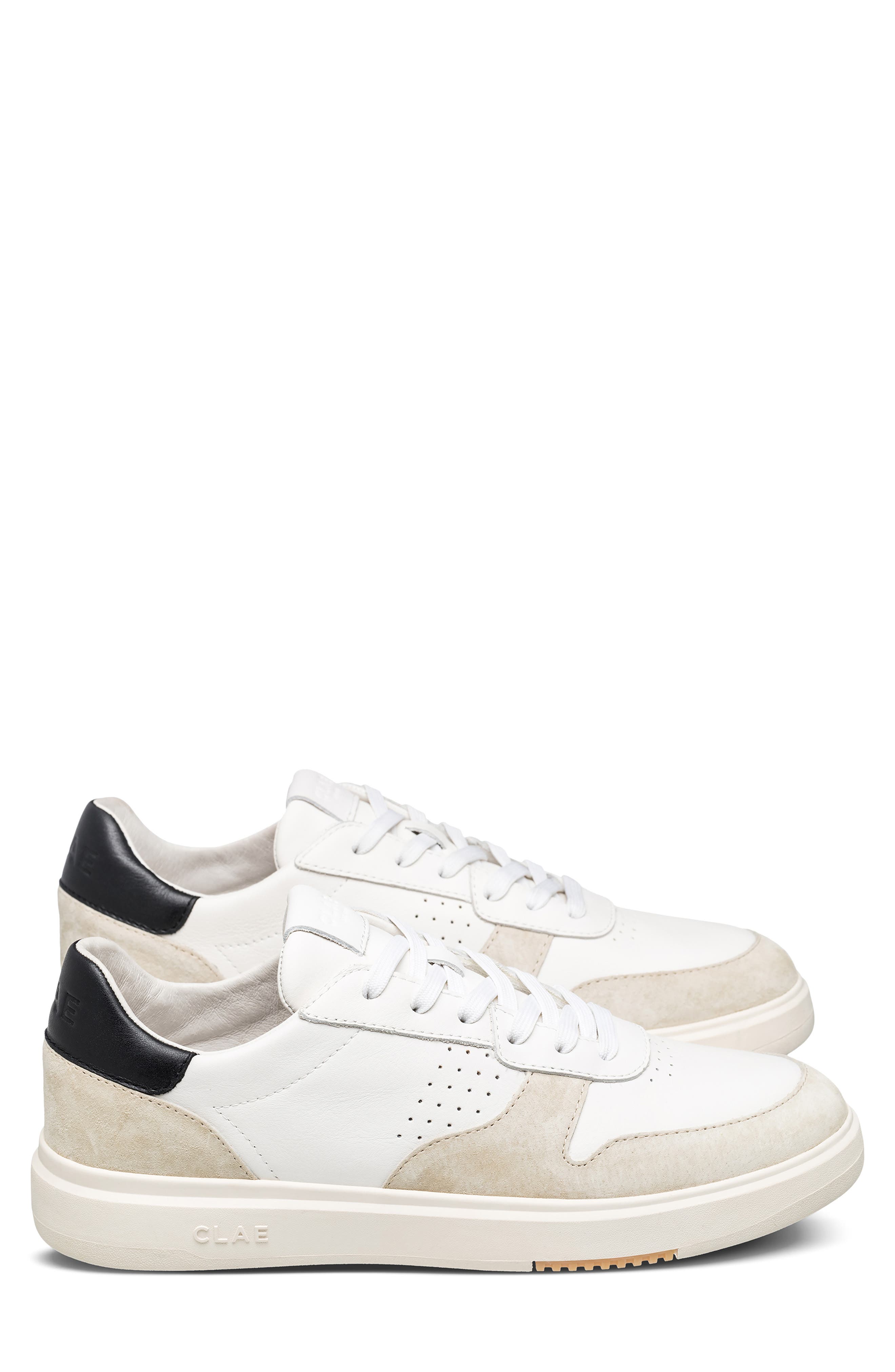 CLAE Moses Sneaker, Alternate, color, White Wood Ash Black