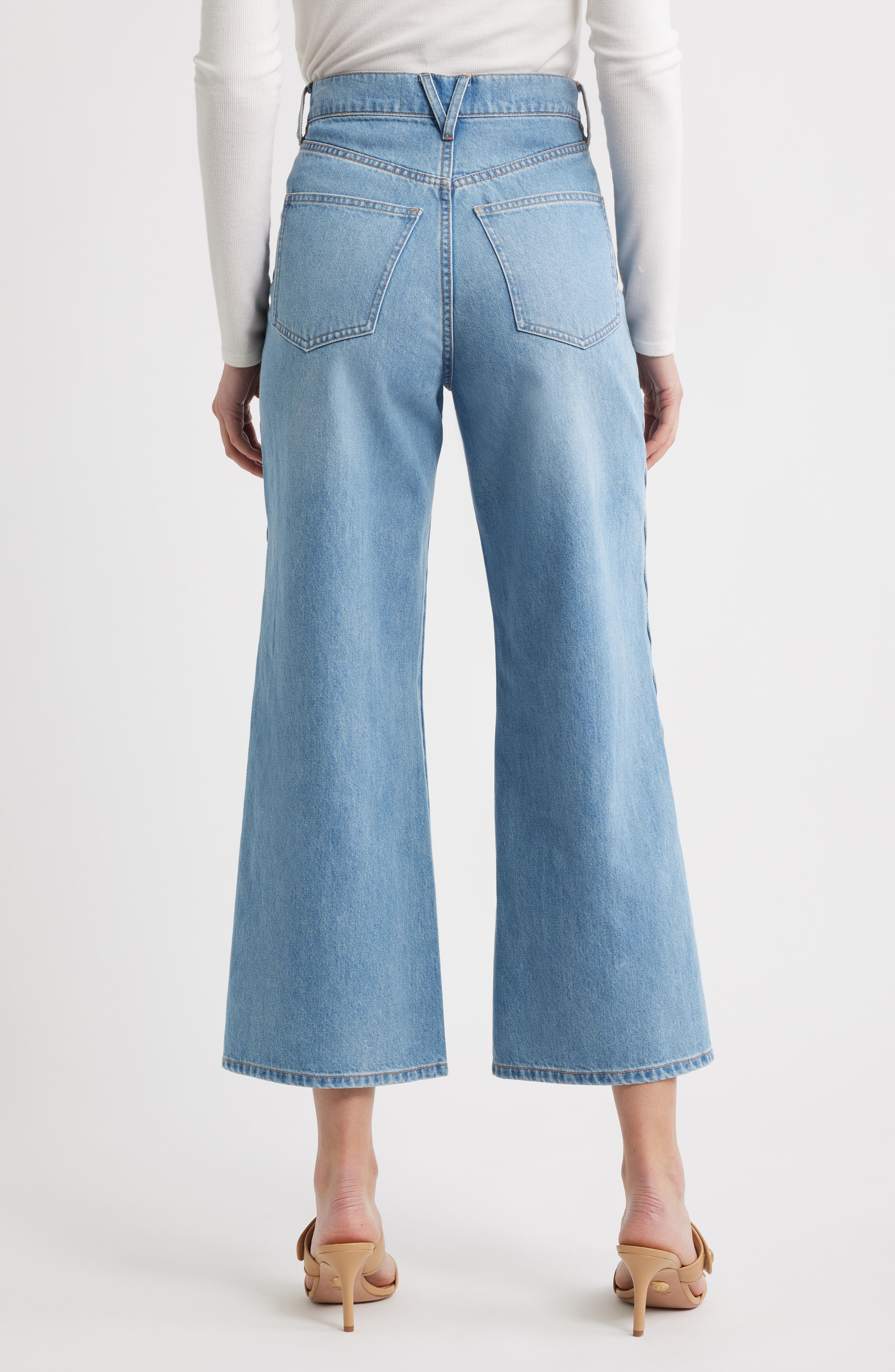 Taylor Crop Wide Leg Jeans - image 2