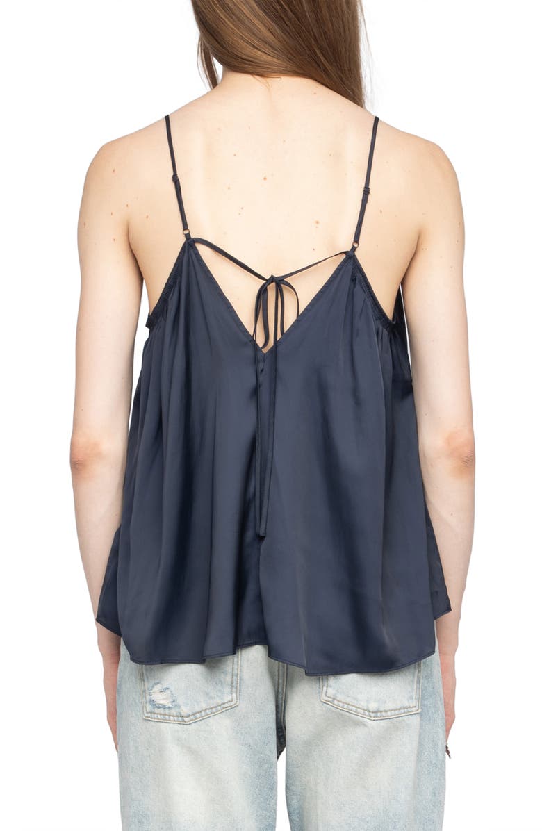 Zadig & Voltaire Cym Satin Camisole, Alternate, color, 