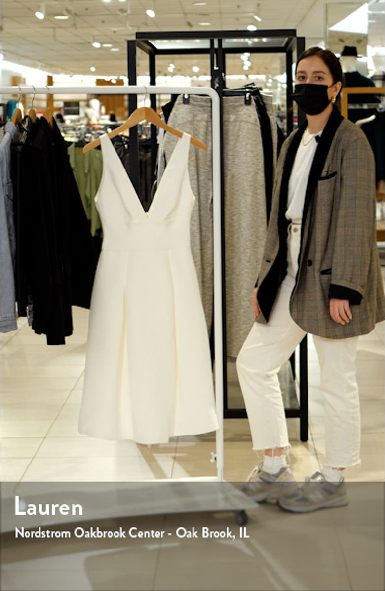 Faille Fit & Flare Wedding Dress, sales video thumbnail