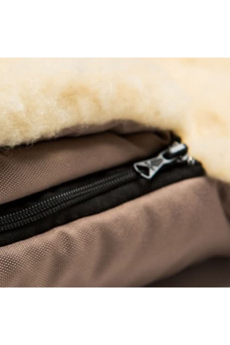 Scandinavian Organic Wool Adjustable Footmuff, Alternate, color, Beige