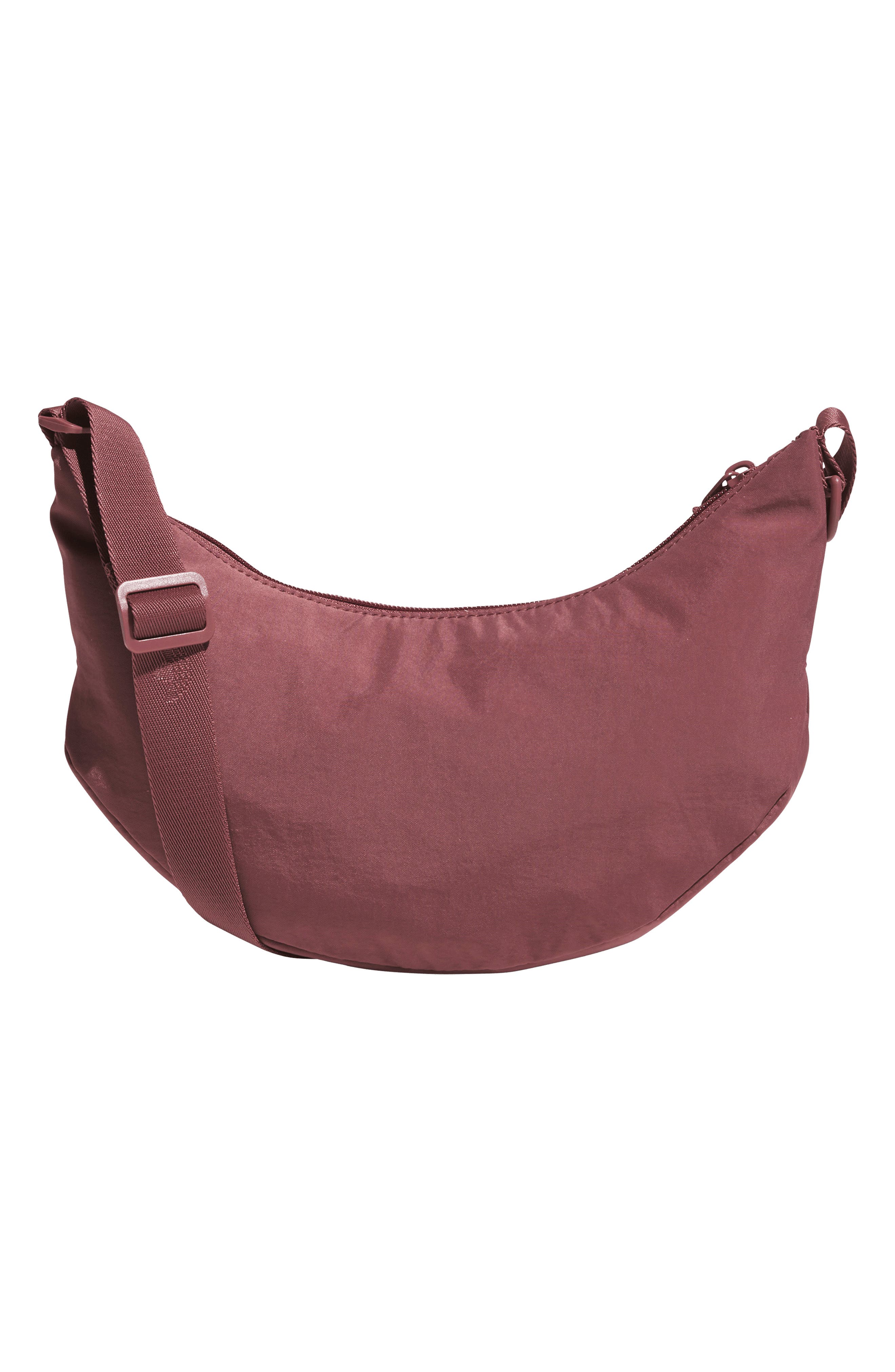 Mini Crescent Crossbody Bag, Alternate, color, QUIET CRIMSON PURPLE