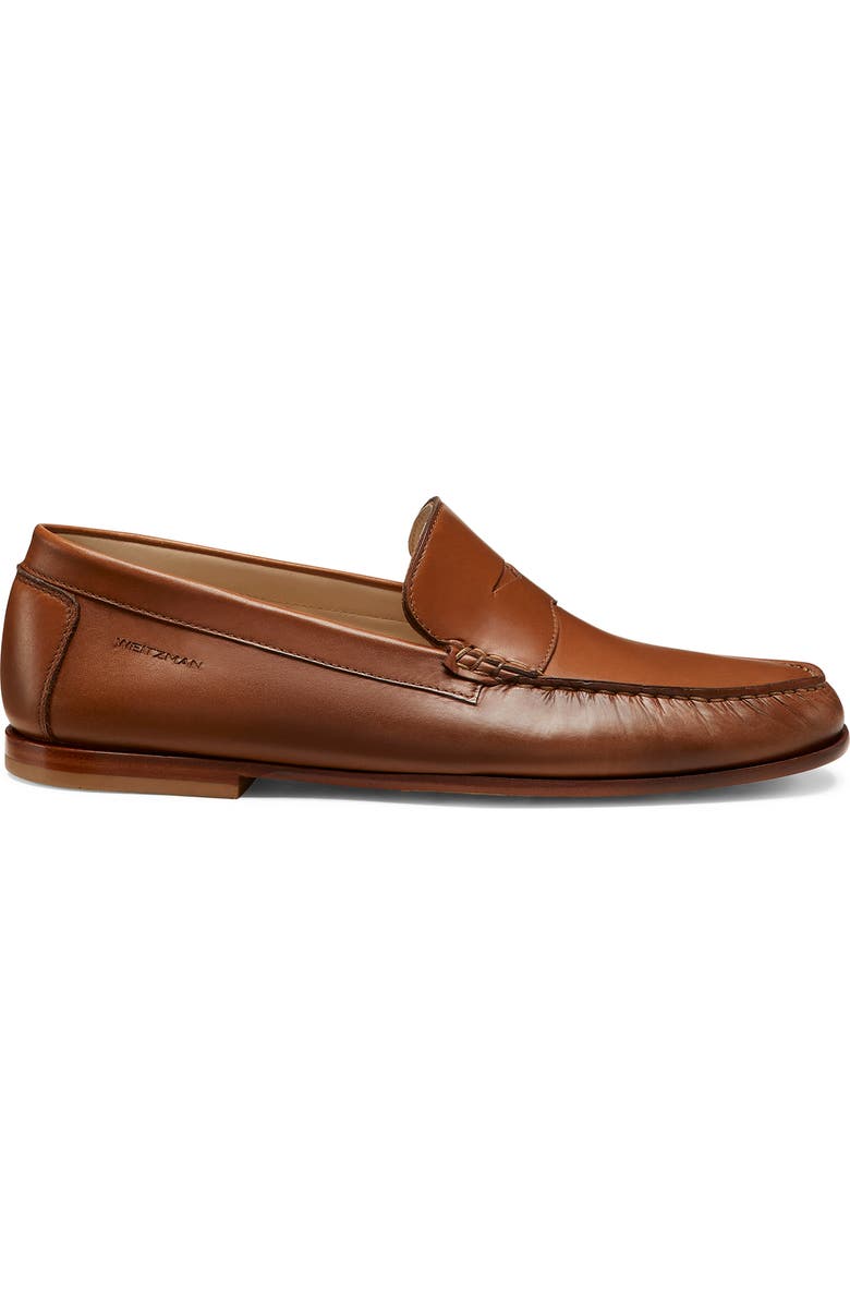 Stuart Weitzman Brady Penny Loafer, Alternate, color, Saddle Tan