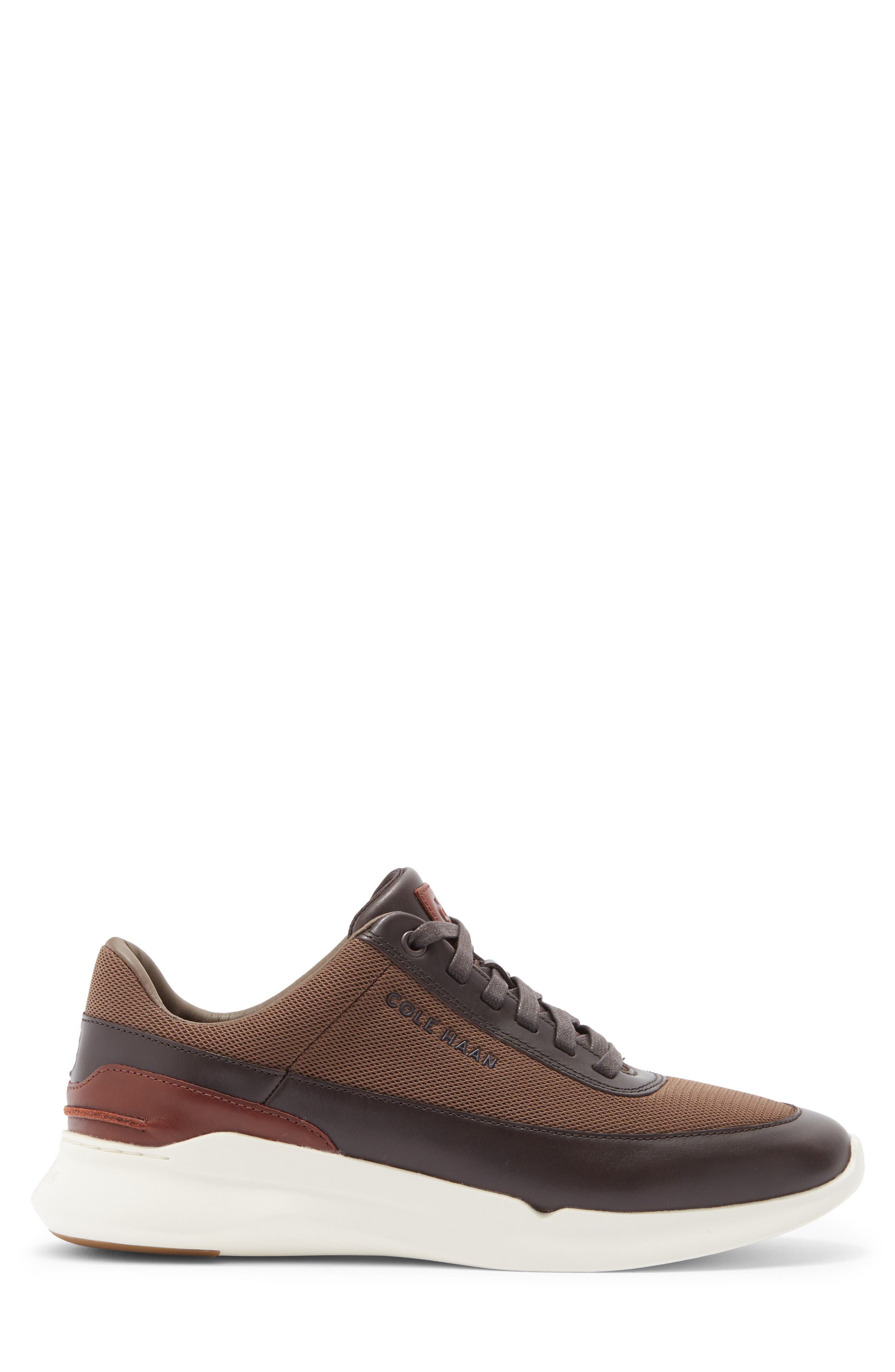 Cole Haan Grand Crosscourt Sneaker, Alternate, color, Dark Chocolate/ Truffle/ Ivory